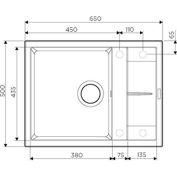 Кухонная мойка Omoikiri Sumi 65-WH 4993673, белый - фото 4