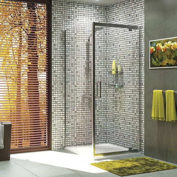 Душевое ограждение WasserKraft Berkel 80х90 см 48P28, хром/прозрачное - фото 2