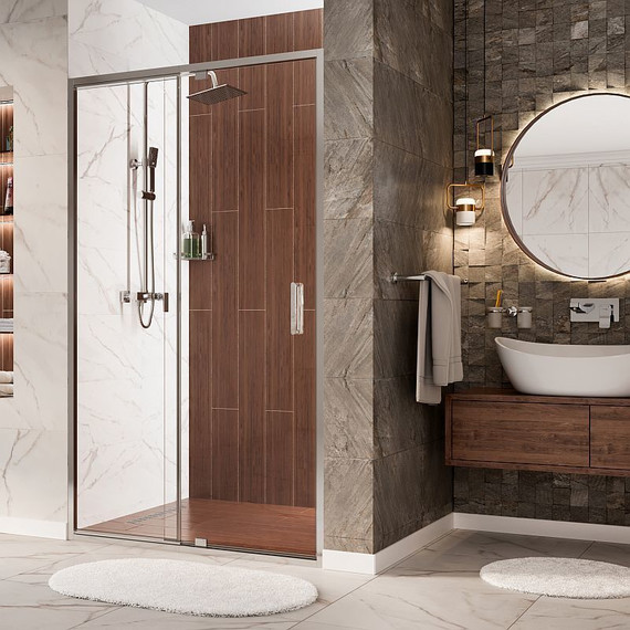 Душевая дверь WasserKraft Berkel 110 см 48P13, хром/прозрачное - фото 2