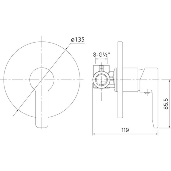 Смеситель для душа Iddis Sena SENSB00i66 - фото 3