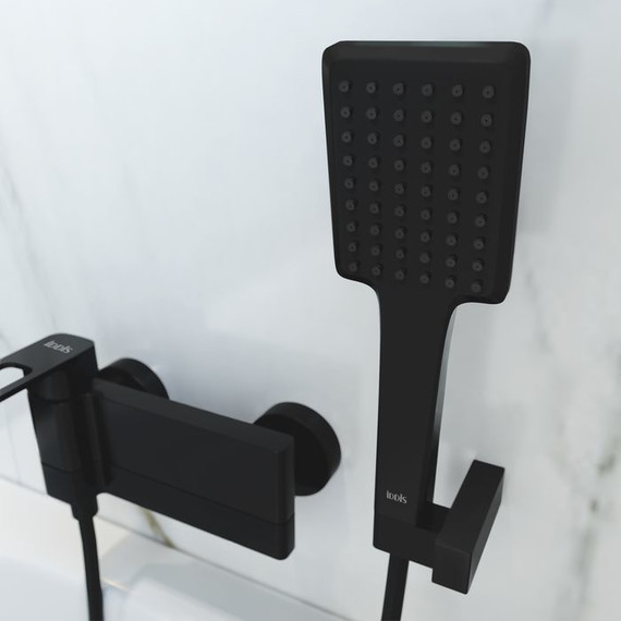 Смеситель для ванны Iddis Slide SLIBL00i02, черный матовый - фото 5