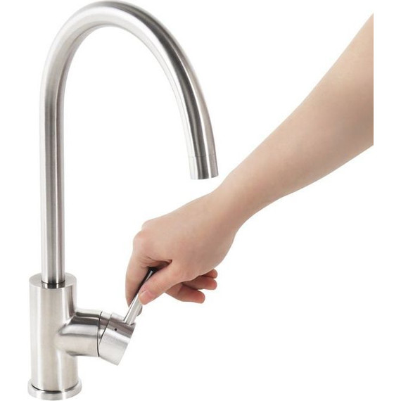 Смеситель для кухни Iddis Kitchen K05STJ0i05, цвет нержавеющая сталь - фото 4