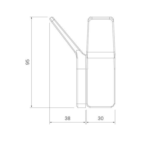Крючок Iddis Slide SLIWT10i41, цвет белый матовый - фото, картинка 4 Крючок Iddis Slide SLIWT10i41, цвет белый матовый - фото 4