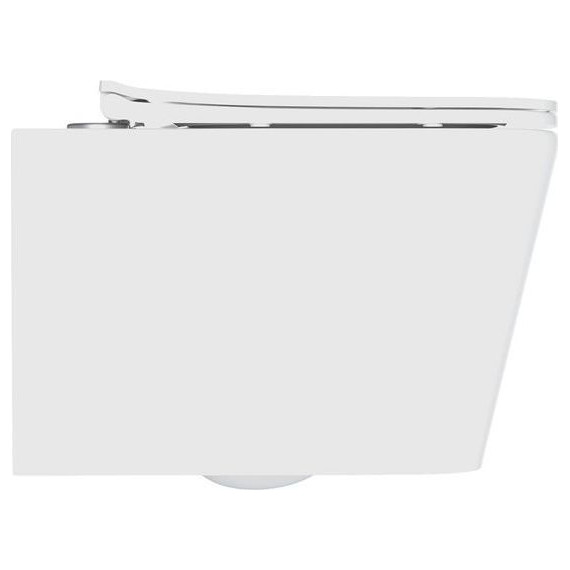 Унитаз подвесной безободковый Iddis Bild BILRDSEi25 с крышкой микролифт, Цвет производителя: белый - фото 2