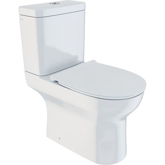 Унитаз-компакт безободковый Iddis Drum DRU2DSEi24 с крышкой микролифт - фото 