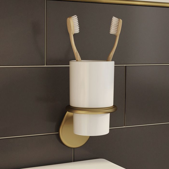 Стакан для зубных щеток Iddis Oldie OLDBRC1i45, цвет бронза - фото 2