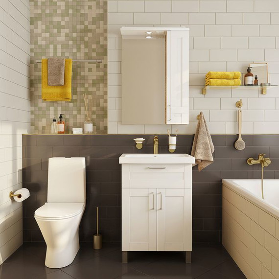 Стакан для зубных щеток Iddis Oldie OLDBRC1i45, цвет бронза - фото 3