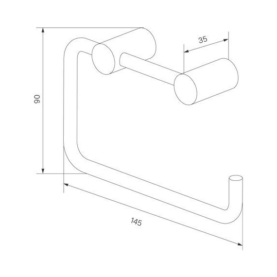 Держатель для туалетной бумаги Iddis Petite PETSS00i43, цвет сатин матовый - фото 3
