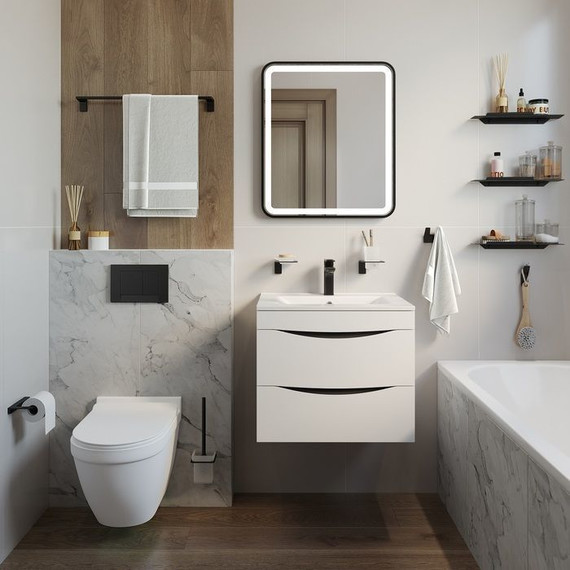 Полотенцедержатель Iddis Slide SLIBS10i49, цвет чёрный - фото 4