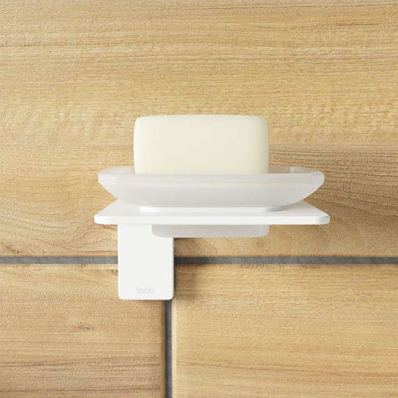 Мыльница Iddis Slide SLIWTG0i42, цвет белый - фото 2