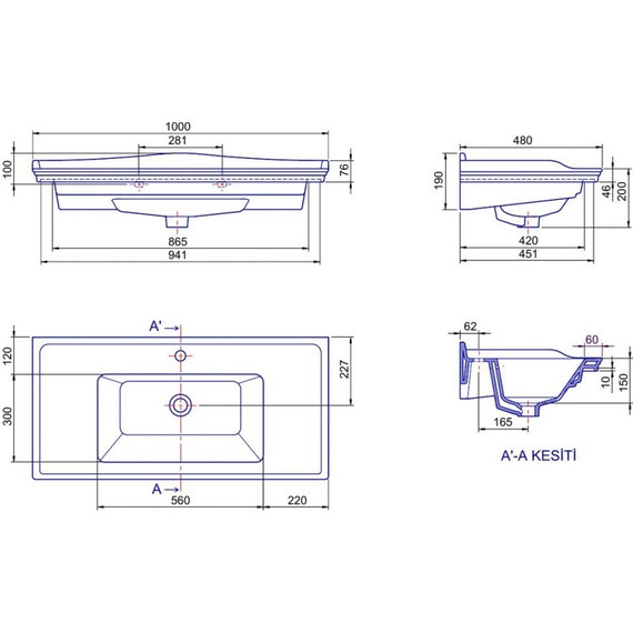 Тумба напольная с раковиной Opadiris Оникс 100 см, белый глянцевый/золотая патина - фото 7