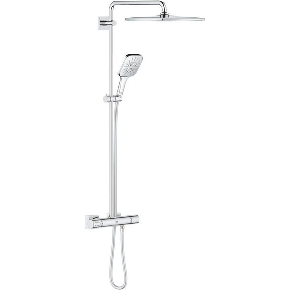 Душевая система для душа с термостатом Grohe Rainshower SmartActive 310 Mono Cube 26649000 - фото 