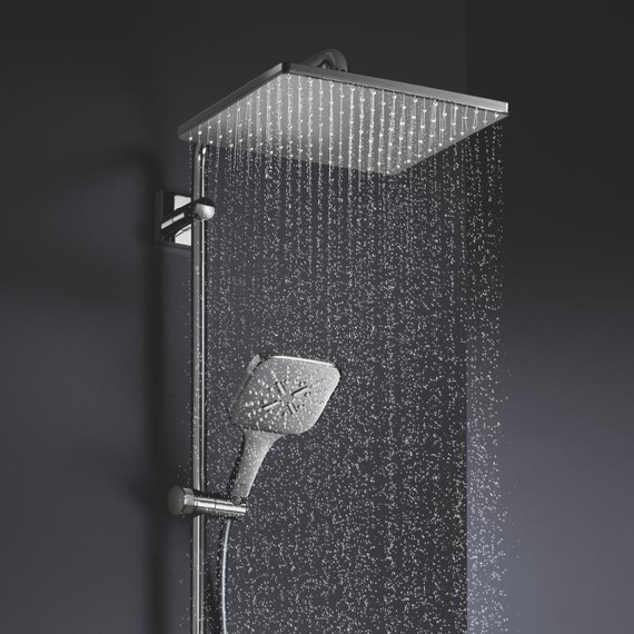 Душевая система для душа с термостатом Grohe Rainshower SmartActive 310 Mono Cube 26649000 - фото 4