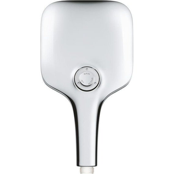 Душевой гарнитур Grohe Rainshower SmartActive 130 Cube 26588LS0, хром/белая луна - фото 3