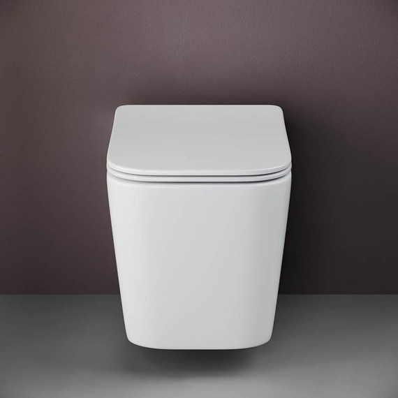 Унитаз подвесной безободковый Ceramicanova Cubic Rimless CN1806 с тонкой крышкой микролифт - фото, картинка 6 Унитаз подвесной безободковый Ceramicanova Cubic Rimless CN1806 с тонкой крышкой микролифт - фото 6