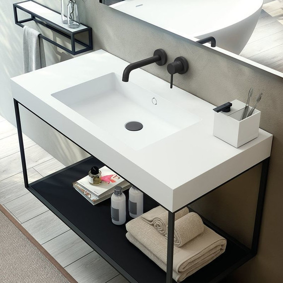 Смеситель для раковины настенный Paini Cox 78PZ208, чёрный матовый - фото 3