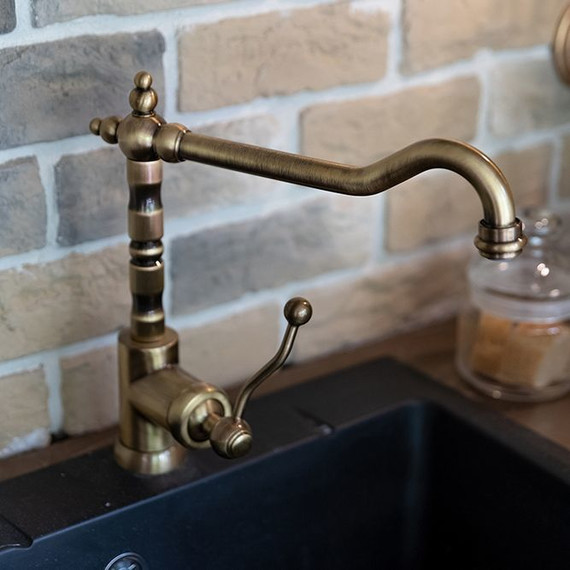 Смеситель для кухни Paini Duomo 88F3572KM, бронза - фото 11