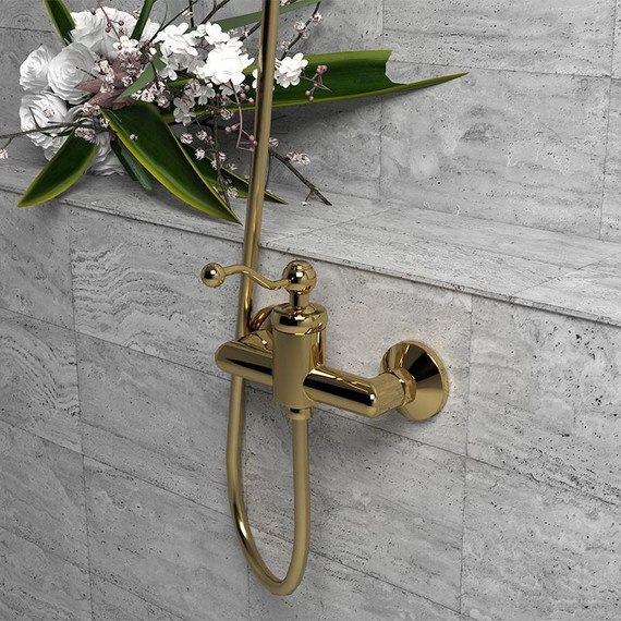 Смеситель для душа Paini Duomo 88OP511, золото - фото 3