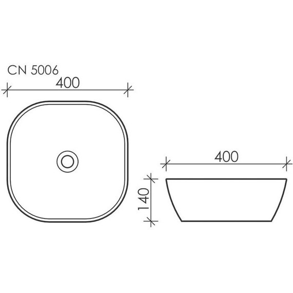 Раковина-чаша Ceramicanova Element 40 см CN5006 - фото, картинка 6 Раковина-чаша Ceramicanova Element 40 см CN5006 - фото 6