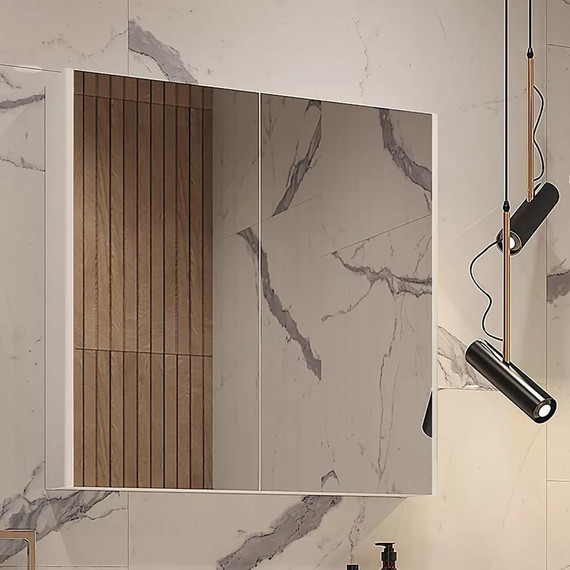 Зеркало-шкаф Velvex Klaufs 80 см zsKLA.80-216, белый - фото 5