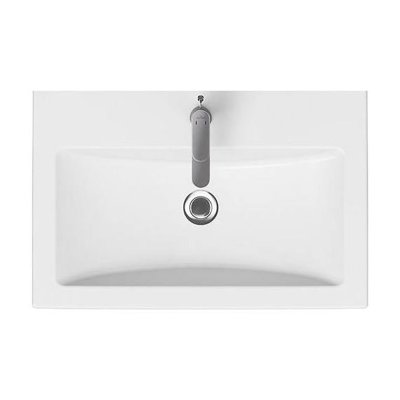 Тумба подвесная с раковиной Velvex Klaufs 70 см tpKLA.70.2Y-616.216, белый глянец - фото, картинка 3 Тумба подвесная с раковиной Velvex Klaufs 70 см tpKLA.70.2Y-616.216, белый глянец - фото 3