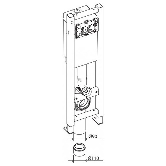 Инсталляция для унитаза BelBagno BB003-30 - фото 3