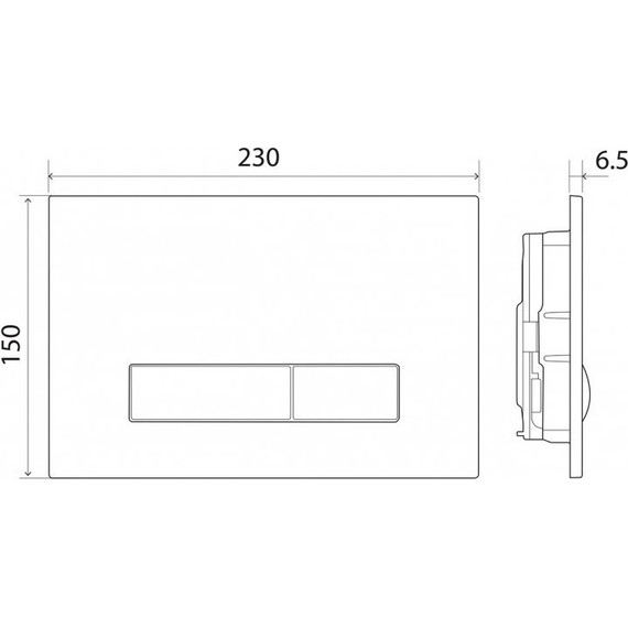 Кнопка смыва BelBagno Genova BB019-GV-CHROME, хром глянцевый - фото, картинка 2 Кнопка смыва BelBagno Genova BB019-GV-CHROME, хром глянцевый - фото 2