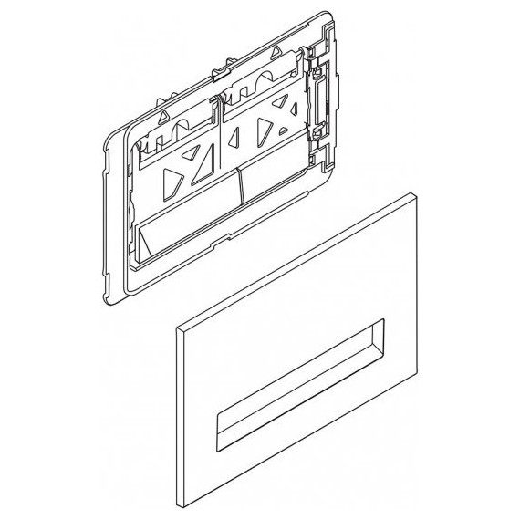 Кнопка смыва BelBagno Marmi BB011-MR-CHROME.M, хром матовый - фото, картинка 3 Кнопка смыва BelBagno Marmi BB011-MR-CHROME.M, хром матовый - фото 3