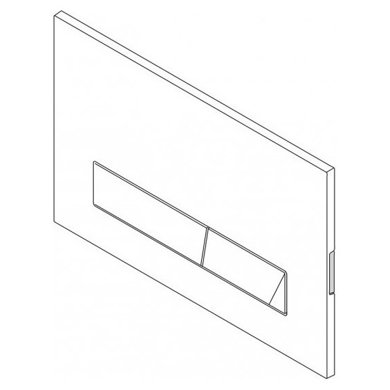 Кнопка смыва BelBagno Marmi BB010-MR-CHROME, хром глянцевый - фото 4