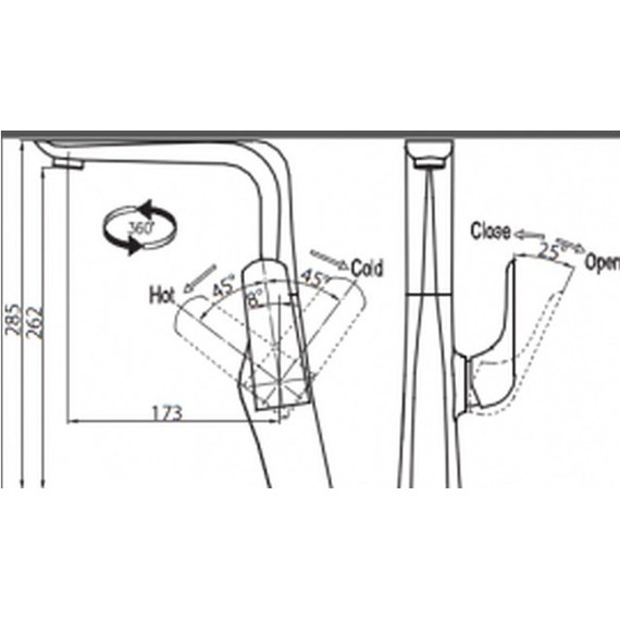 Смеситель для кухни BelBagno Nota NOT-LAM-CRM - фото 2