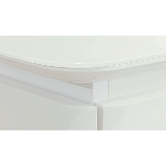 Тумба подвесная с раковиной Velvex Luna 60 см tpLUN.60-21.43, белый - фото 7