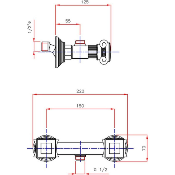 Смеситель для душа Cezares OLIMP-DS-01-O, Цвет производителя: хром - фото 3