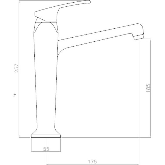 Смеситель для раковины высокий Cezares LEGEND-LSM2-A-01 - фото 3