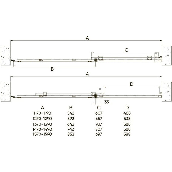 Душевая дверь Veconi Vianno 120 см VN71-120-01-19C4, хром/прозрачное - фото 6