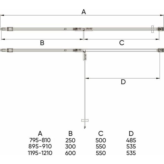 Душевая дверь Veconi Vianno 80 см VN73-80-01-C4, хром/прозрачное - фото 5