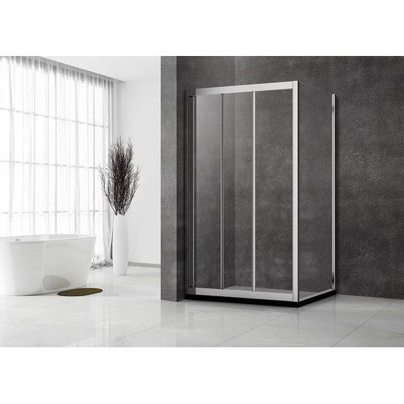 Душевое ограждение Veconi Rovigo 140х90 см RV031-14090-01-C5, хром/прозрачное - фото 2