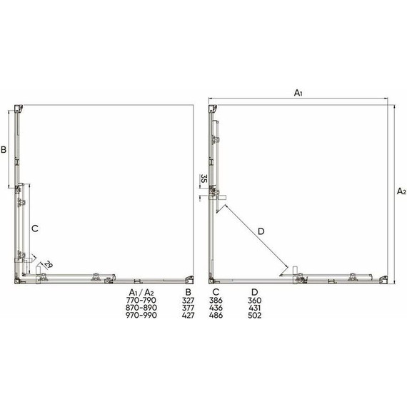 Душевое ограждение Veconi Rovigo 100x100 см RV47-100-01-C4, хром/прозрачное - фото 5