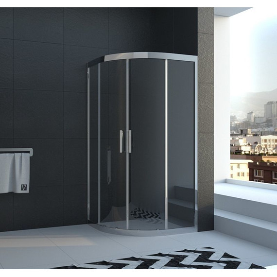 Душевое ограждение Veconi Rovigo 100 см RV05-100PL-01-19C1, хром/прозрачное - фото 3