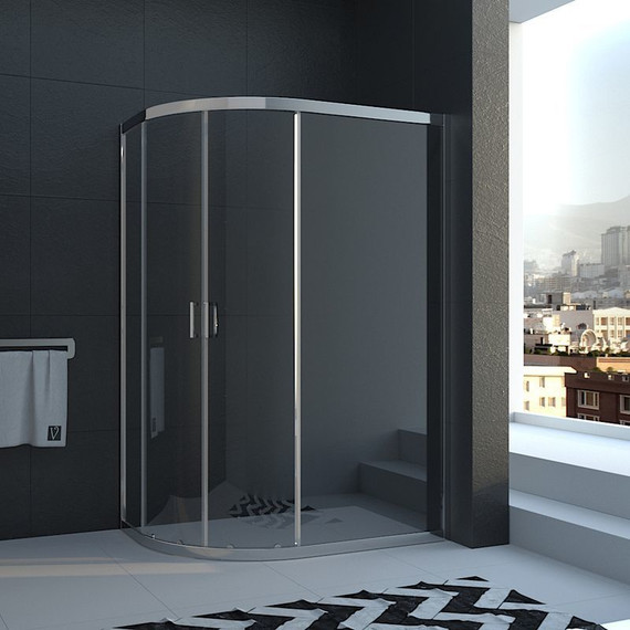 Душевое ограждение Veconi Rovigo 100х90 см RV03-10090A-01-19C1, хром/прозрачное - фото 3
