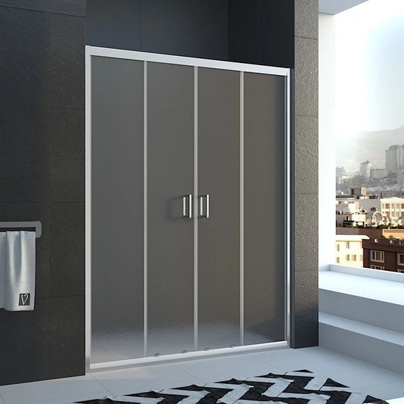 Душевая дверь Veconi Vianno 160 см VN45-160-02-19C1, хром/матовое - фото 2