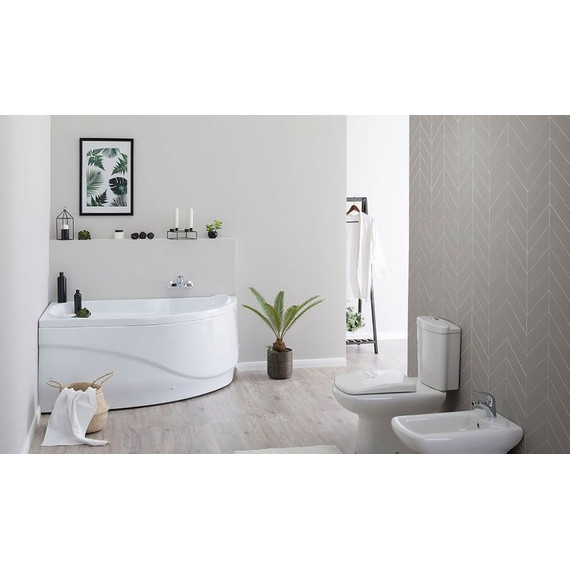 Ванна акриловая Aquanet Graciosa 150x90 см 203940 L - фото 13