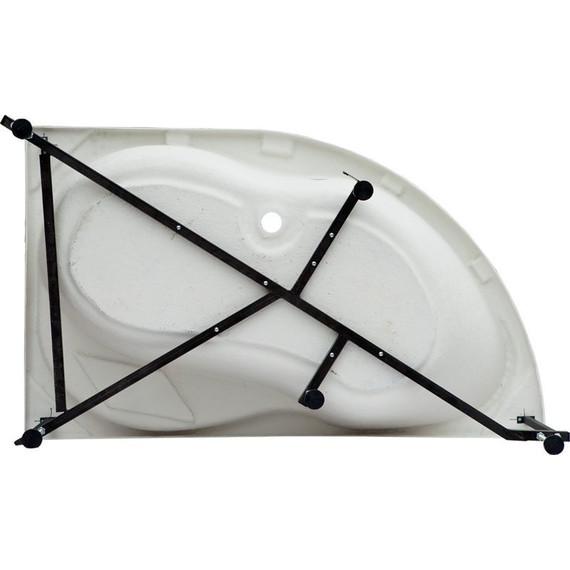 Ванна акриловая Aquanet Graciosa 150x90 см 203940 L - фото 14