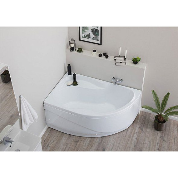 Ванна акриловая Aquanet Graciosa 150x90 см 203940 L - фото 12