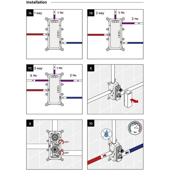 Душевая система для ванны с термостатом Timo Petruma SX-5019/03SM, черный матовый - фото 8