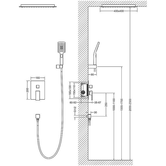 Душевая система для душа Timo Selene SX-2029/00SM - фото 13