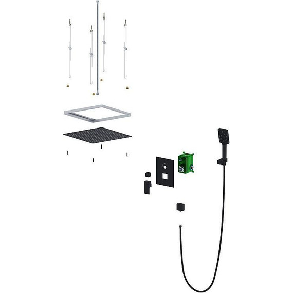 Душевая система для душа Timo Selene SX-2029/03SM, черный - фото 3