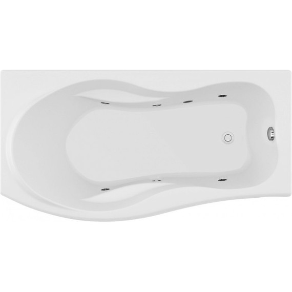 Ванна акриловая Aquanet Borneo 170x90 см 203909 L - фото 2