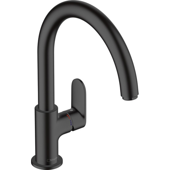 Смеситель для кухни Hansgrohe Vernis Blend 71870670, черный матовый - фото 