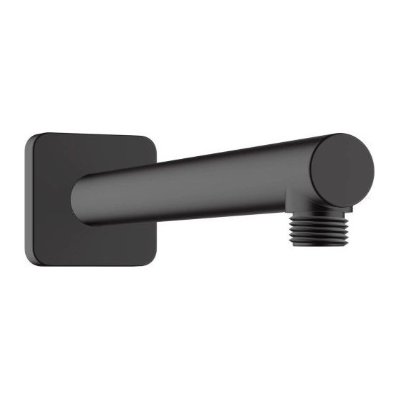 Кронштейн стеновой для верхнего душа Hansgrohe Vernis Shape 240 мм 26405670, черный матовый - фото 