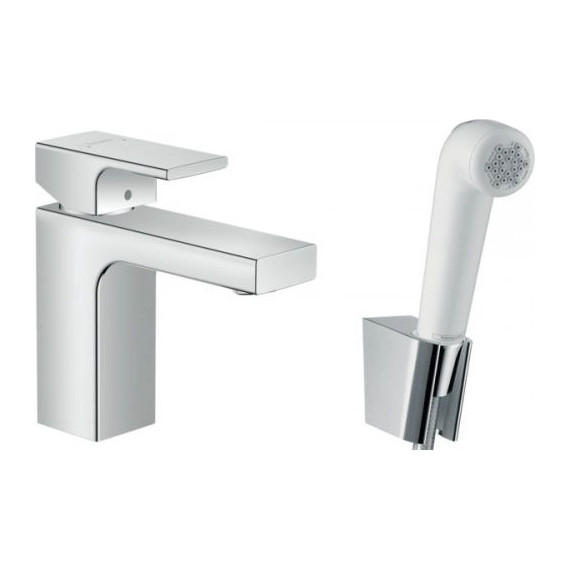 Смеситель для раковины с лейкой для биде Hansgrohe Vernis Shape 71216000 - фото 